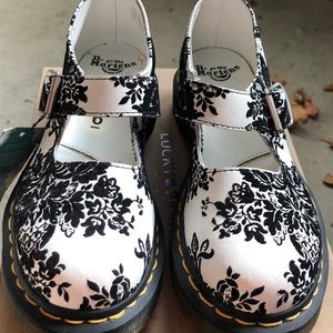 Doc Marten’s Flocked Mary Janes